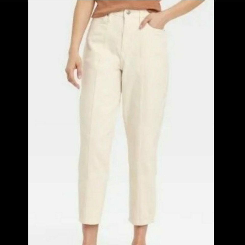 A New Day Barrel Jeans Cream